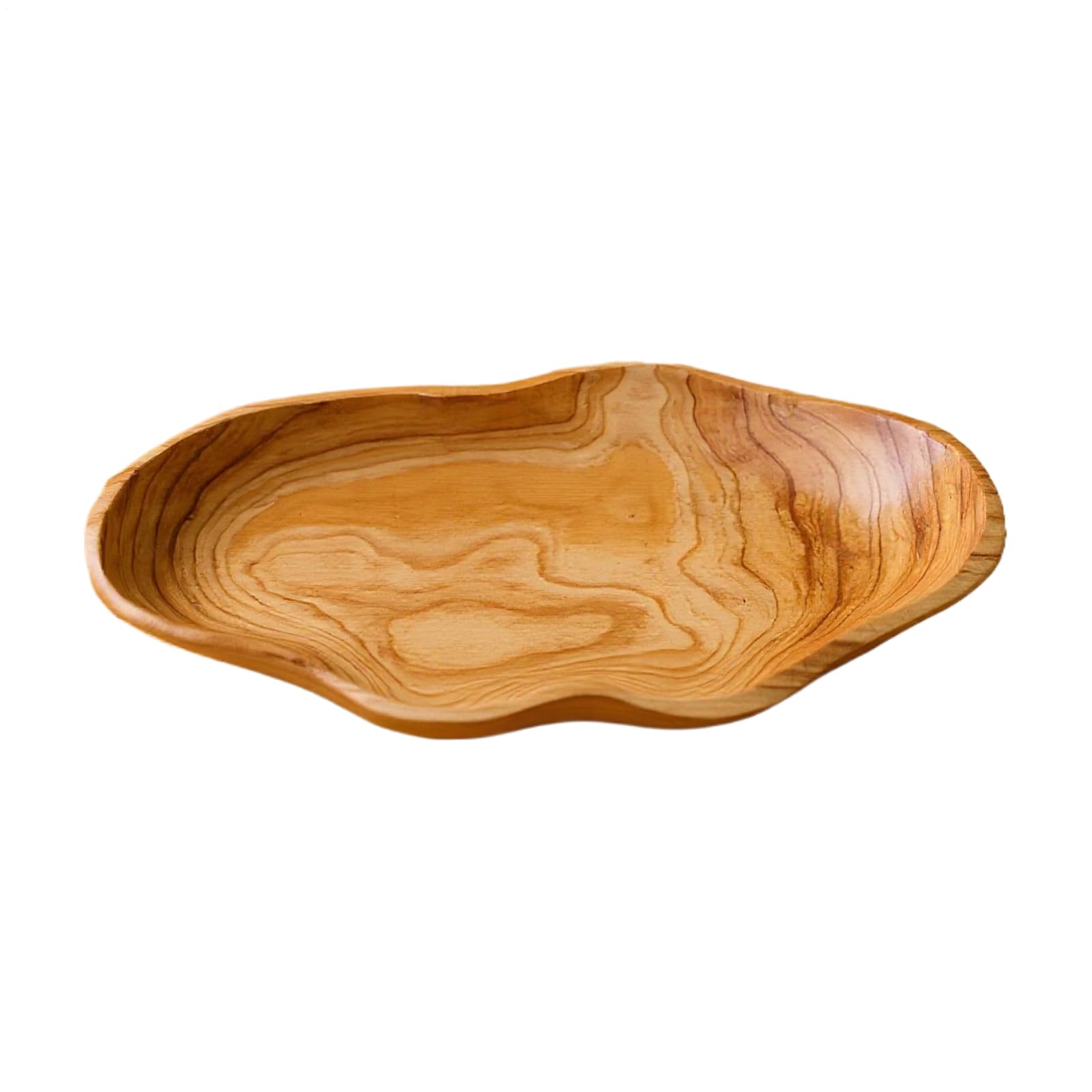 木製サラダボウル | 天然木フルーツトレイ | 39.9x17.8x5.8cm フルーツボウル - 食品・キャンディ・デザート・スナック・テーブル・キッチン・リビングルーム・カウンター用｜いいものばかり