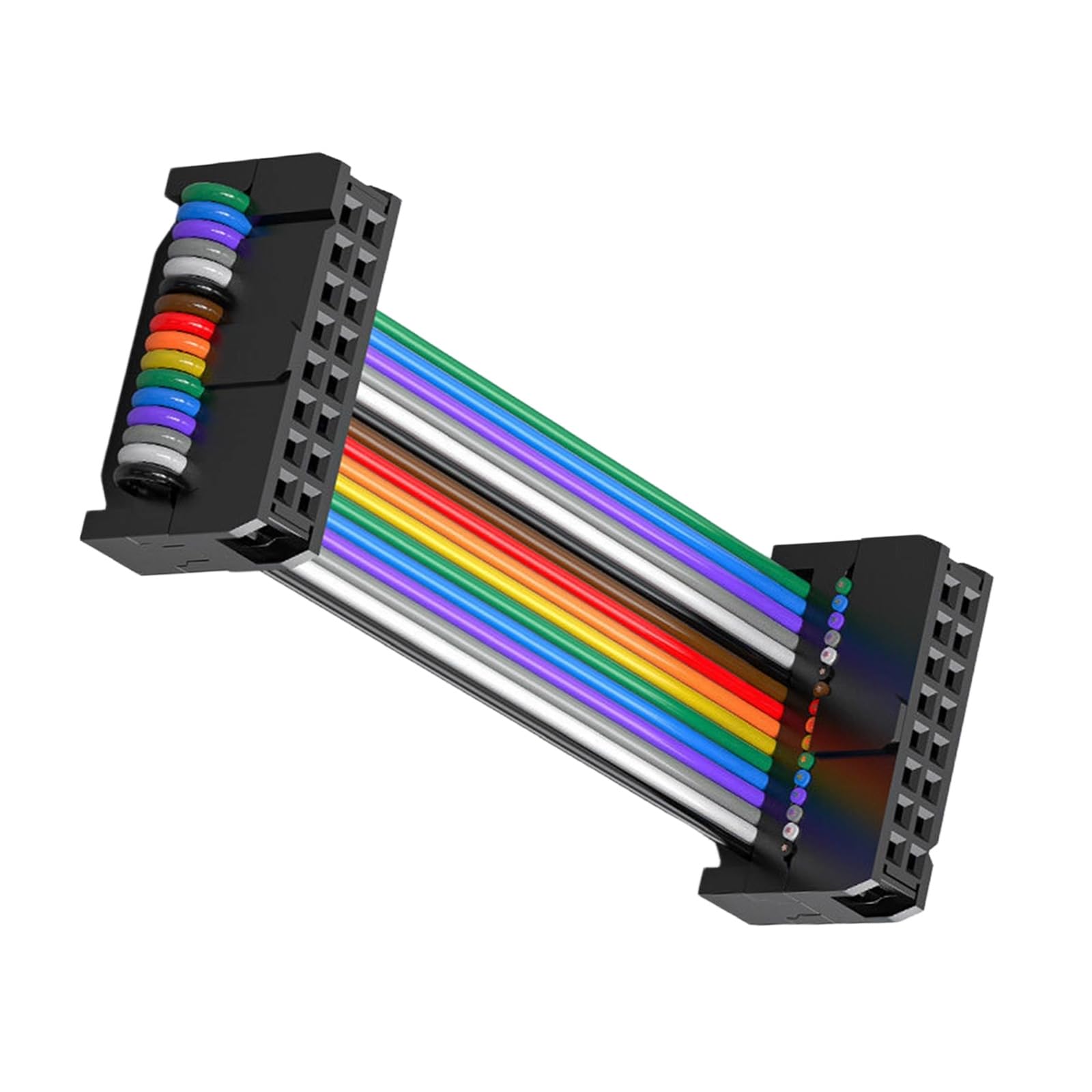 10Pin / 16Pin / 20Pin / 26Pin / 40Pin 刃針 - 刃針 2.54 ミリメートルケーブルワイヤーラインデータ取り替えっこ用電子工学付属物延性のあるな滑っこいシュロの葉