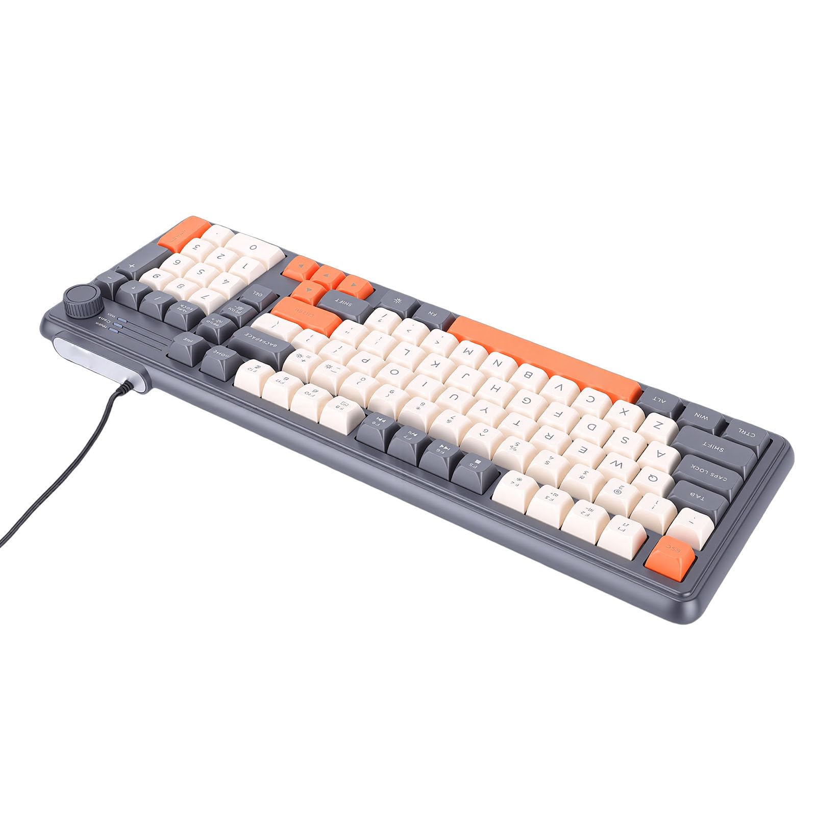 USB有線RGBゲーミングキーボード マルチ色つやLEDうしろ側点火装置 カスタマイズ能力のあるな鍵盤 好いたらしいなキーストローク感と手向かい力 Win2000/XP/7/8//リナックス相応う