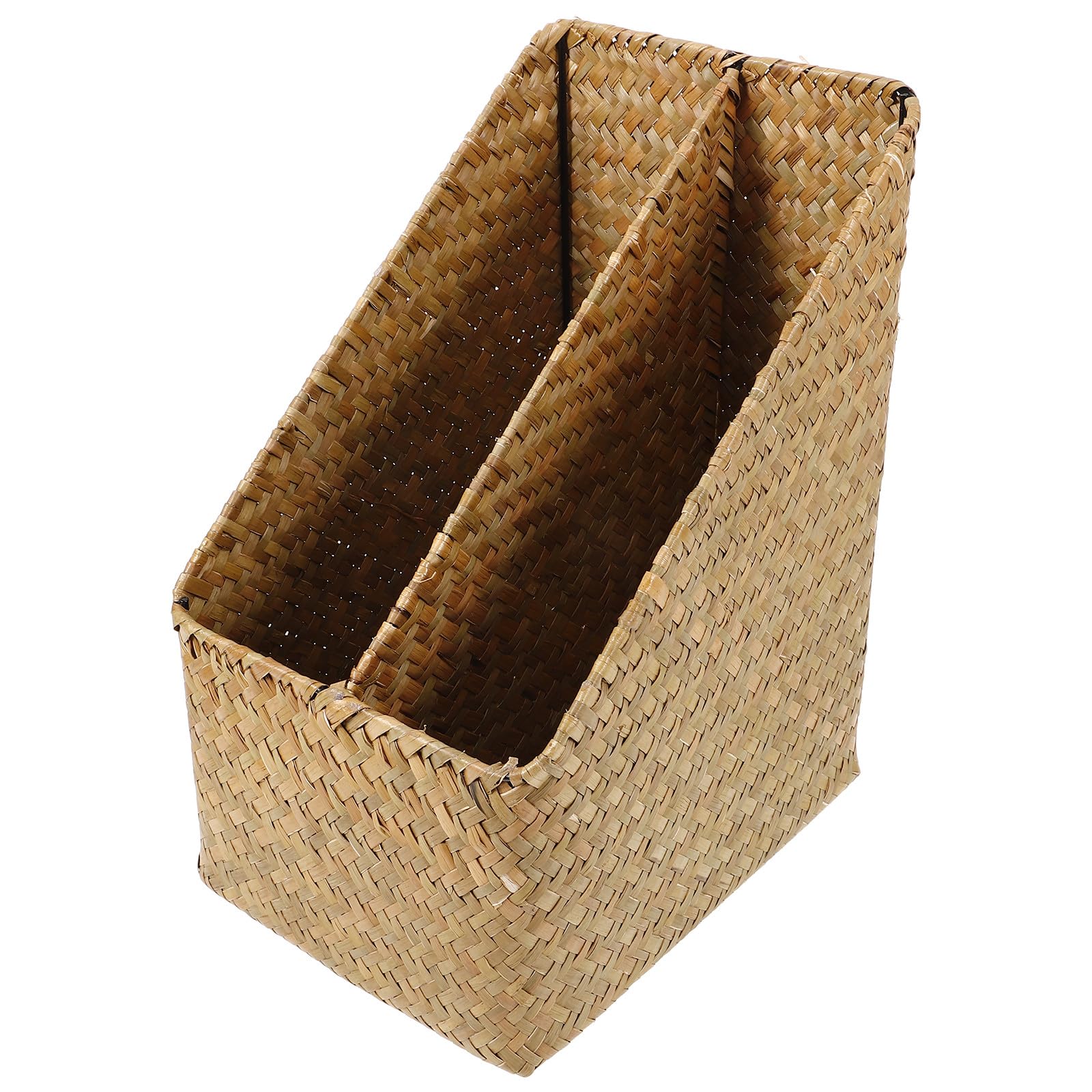 かんかん帽編み収納箱 多役立つこと事務机いの一番入れもの 自然的な編みかご 身寄り用雑貨取り片付けるボックス席 棚手かご室内装飾納める