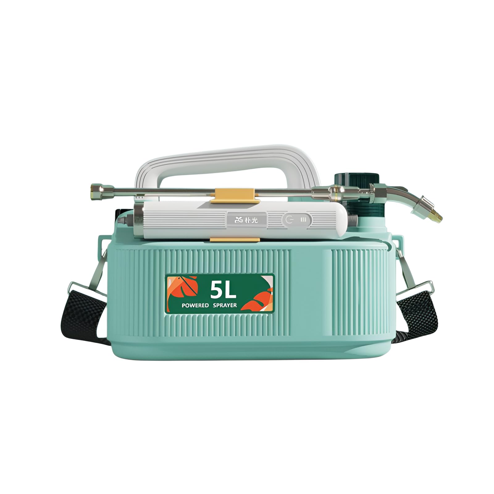 [lalarimi]申し受ける式噴霧器 電動 自動小銃噴霧 大静電容量5/6L 【雨合羽防塵IPX4】3D回転させるノズル+伸縮もっけの幸い 除草剤/殺虫剤両用 軽さ1.5kg（亭主もちでも楽々）農学・ガーデニング・ペット防疫 ワンタッチ取り締まり 申し受ける式散水機 身寄り用労働者階級遣りくち