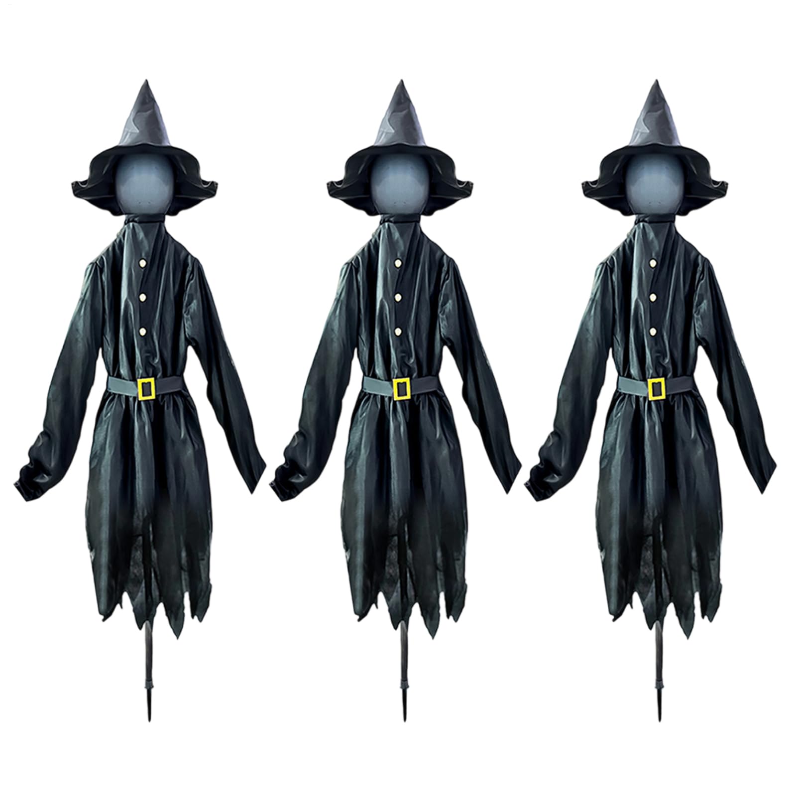 恐怖を感じたハロウィン飾りつけ - ライトアップ 魔法つかい ステーク | 底気味わるいな 150珊 雨合羽 室外用 かざり付ける ステーク付き添い人 芝地 通った跡 奥津城所風 用