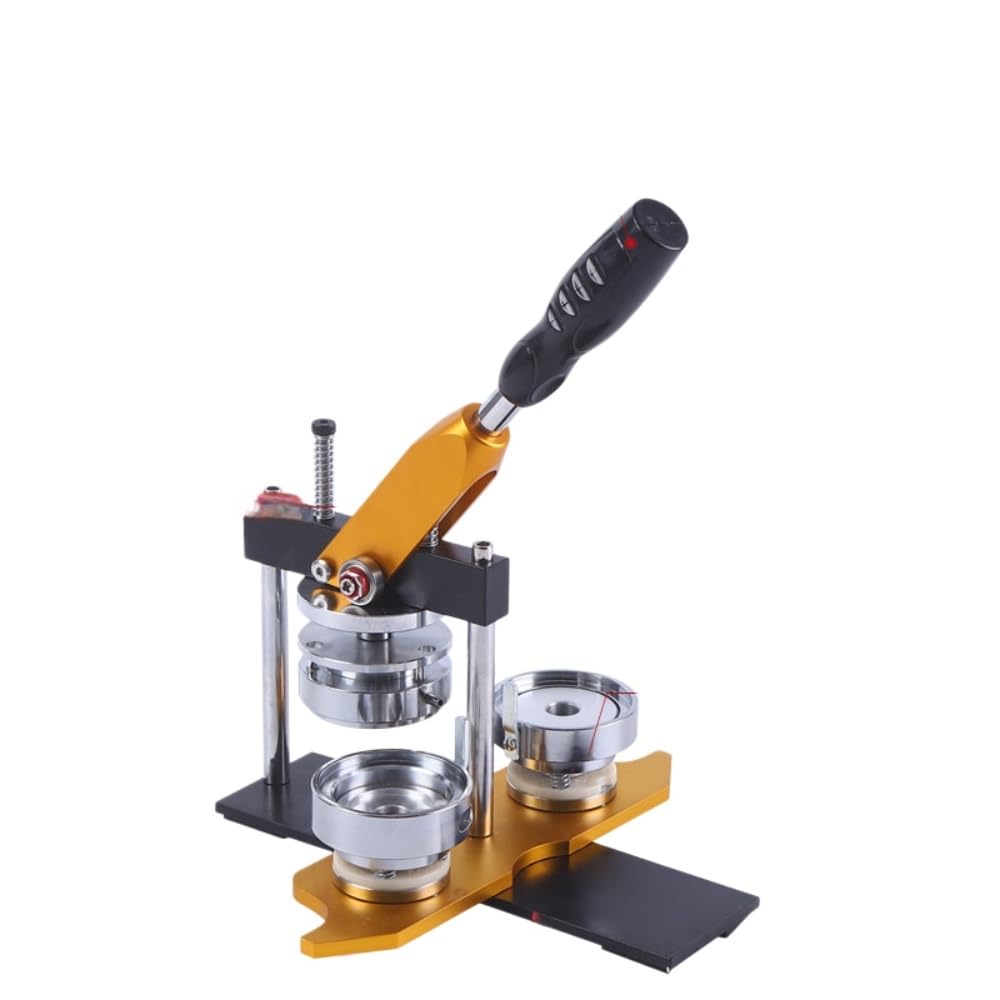 JICOMUS新型缶バッチマシーン 回転させる胸章器械DIY 原料品 100個付き添い人 DIYの手あそび 手芸 ハンドメイドキット 手づくり