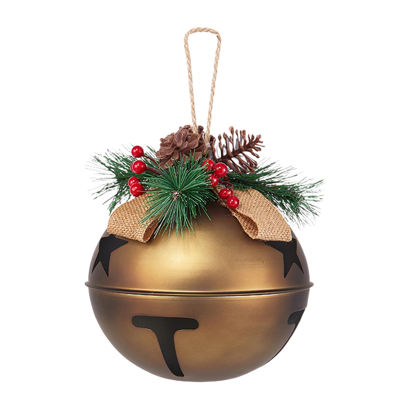 クリスマスオーナメント - ラスティックホリデーデコレーション - 30糎 x 20糎 ラスティッククリスマスデコレーション | 木、部屋の入り口、壁、庭、中庭、寄りあい用