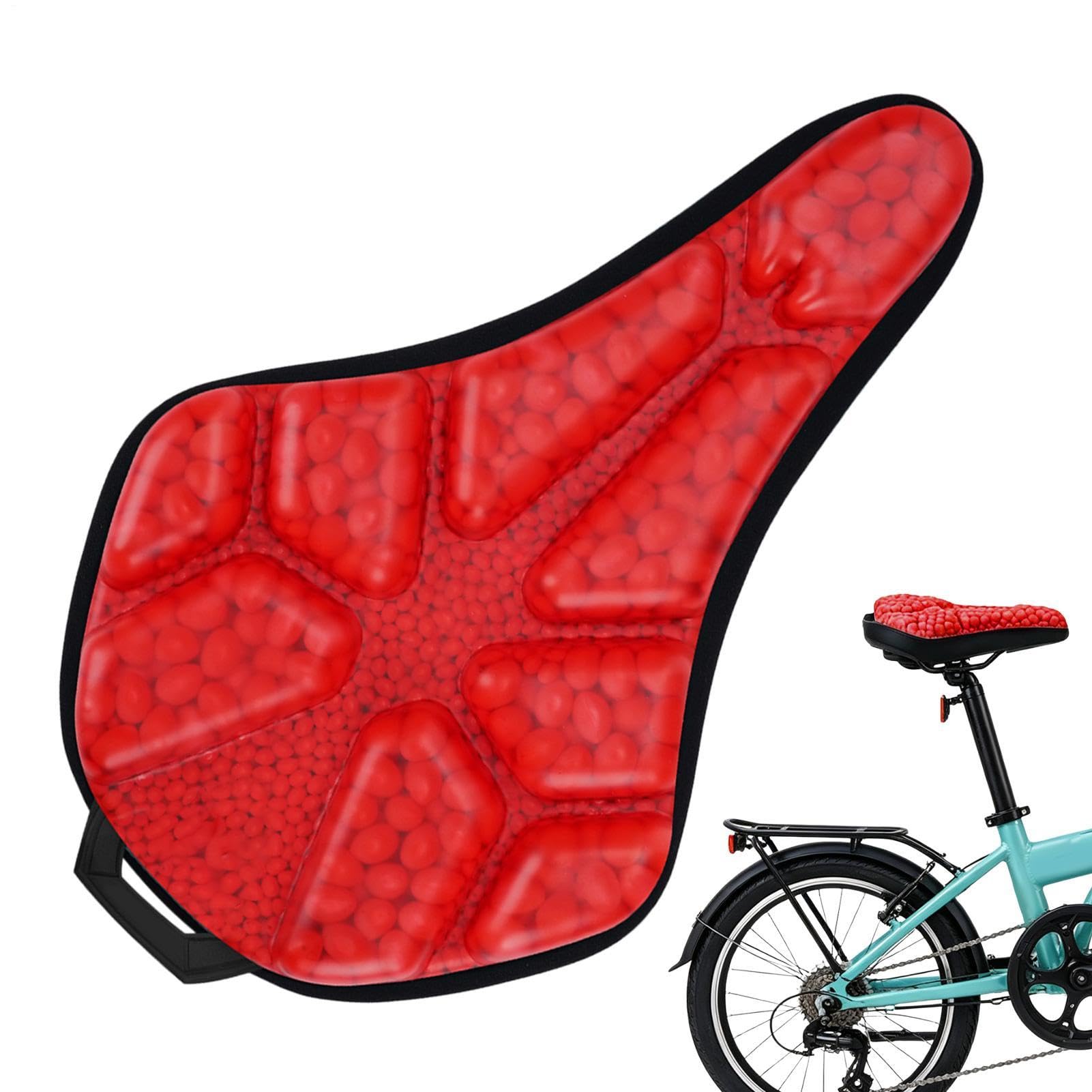 自転車サドルクッション | 衝撃吸収 ソフトクッション,自転車シート - 男女兼用 マウンテンバイク ロードバイク 通勤 通学 エクササイズ 快適 屋外ライド|いいものばかり