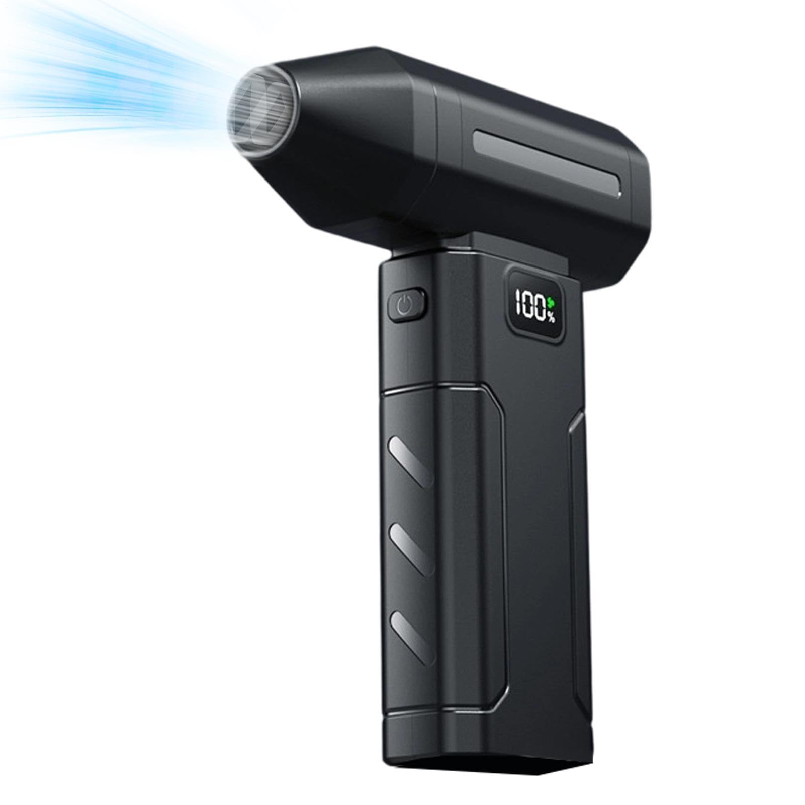 電動エア湖ダスター - 100000RPM コードレス 6000mAh 申し受ける式、ハイパワークリーニングブロワー、携帯型除塵とり備える | マイコン 一回りとっ始め 鍵盤 写真機 車の室内装飾 ワークス進度 執務室 寮 身寄り用