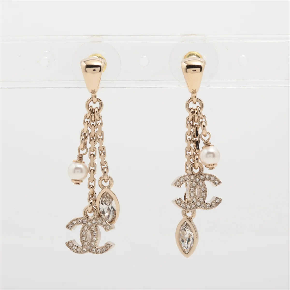 楽天市場】CHANEL PIERCEシャネル ピアスCCマーク ココマークシルバー