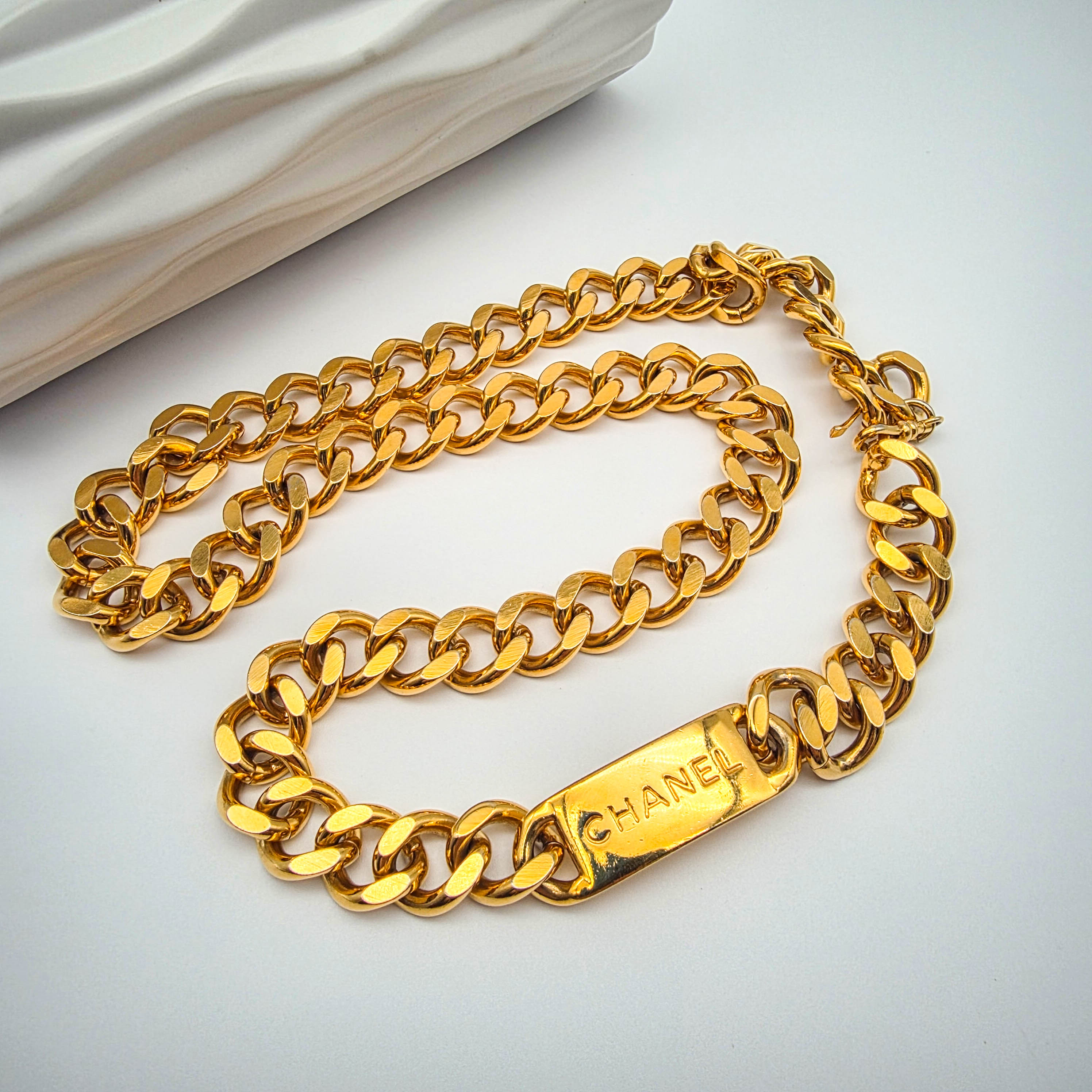 楽天市場】【1994年秋コレクション】CHANEL シャネル チェーンベルト