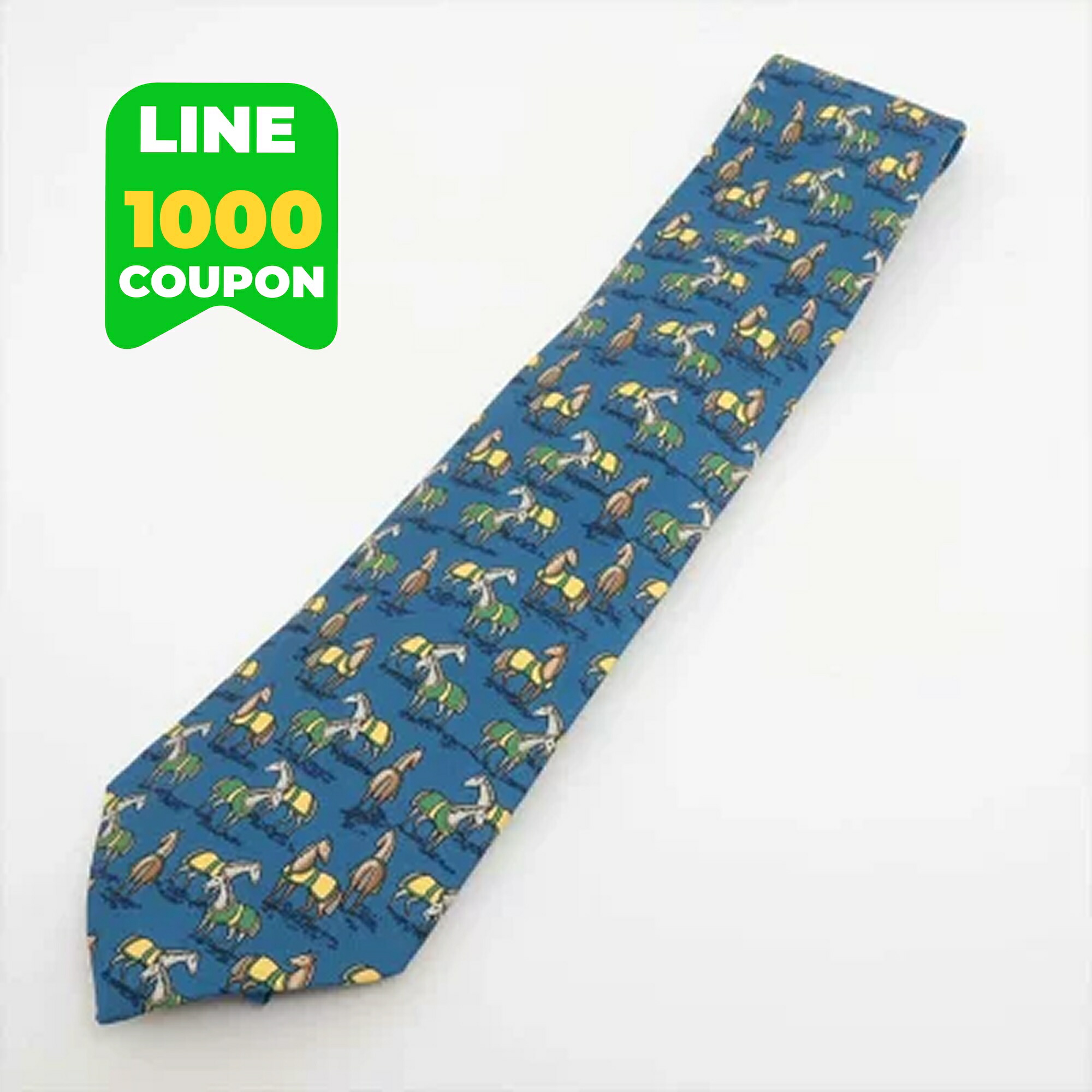 楽天市場】【未使用品】HERMES エルメス ネクタイ ベルトモチーフ