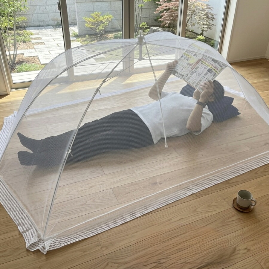 【送料無料】【●日本製】洗えるワンタッチ大人用かや 蚊帳 枕蚊帳 折りたたみ式【CP】｜キッチン・生活雑貨の店 まるげん 12,359円