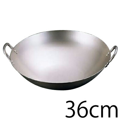 【送料無料】純チタン 両手中華鍋 36cm【ATY62036】｜キッチン・生活雑貨の店 まるげん