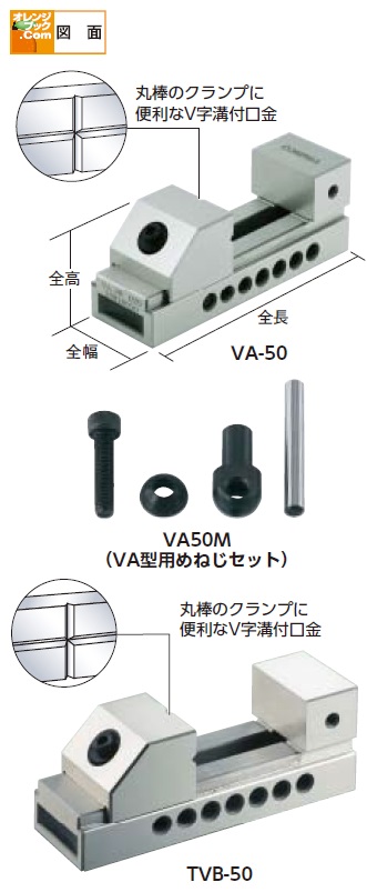 【楽天市場】TRUSCO 精密バイスAタイプ 75mm 浮き上がり防止構造タイプ【VA75】 販売単位：1台(入り数：-)JAN