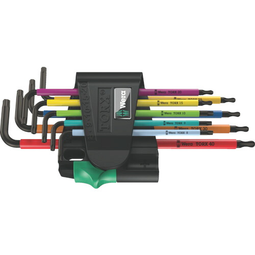 Ｗｅｒａ　９６７ＳＰＫＬ／９　トルクスキーセット【024335】 販売単位：1S(入り数：-)JAN[4013288180858](Ｗｅｒａ ヘックスローブレンチ) Ｗｅｒａ社【05P03Dec16】 8,212円