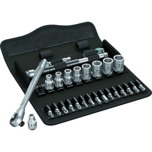 Ｗｅｒａ　８１００ＳＡ１０　サイクロップラチェット「メタル」セット　１／４【4020】 販売単位：1S(入り数：-)JAN[4013288173904](Ｗｅｒａ ソケットレンチセット) Ｗｅｒａ社【05P03Dec16】