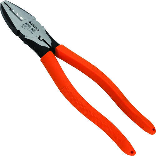 フジ矢　電工職人ペンチ圧着機能付【3300225】 販売単位：1丁(入り数：-)JAN[4952520030707](フジ矢 電工ペンチ) フジ矢（株）【05P03Dec16】