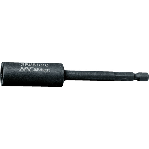 ナック　ドライバーソケットマグネットスライド差込６．３５ｘ対辺１０ｍｍｘ１５０【3BMS1015】 販売単位：1個(入り数：-)JAN[4560291321513](ナック インパクトソケット用アダプター) 長堀工業（株）【05P03Dec16】