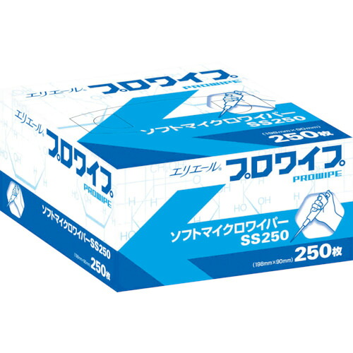 エリエール　エリエールプロワイプソフトマイクロワイパーＳＳ２５０【703154】 販売単位：1CS(入り数：18000枚)JAN[4902011701548](エリエール ウエス) エリエールビジネスサポート（株）【05P03Dec16】｜マルニシオンライン　店