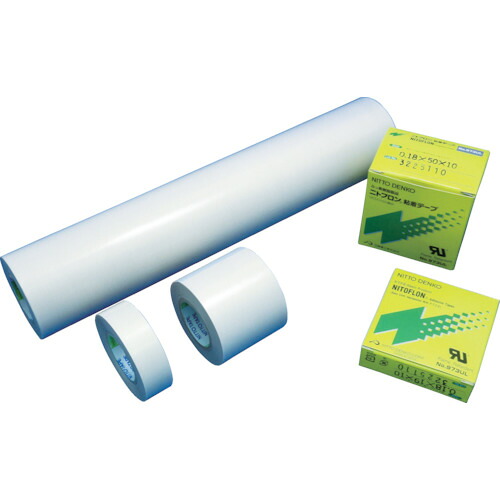 日東　ニトフロン粘着テープＮｏ．９７３ＵＬ&minus;Ｓ　０．１３ｍｍ&times;７５ｍｍ&times;１０ｍ【973X13X75】 販売単位：1巻(入り数：-)JAN[4953871101481](日東 保護テープ) 日東電工（株）【05P03Dec16】｜マルニシオンライン　店