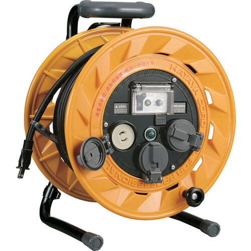 ハタヤ 単相１００Ｖ型ブレーカーリール ２０ｍ（抜止め）【BR201】 売りわたすユニット：1台(入り口・入口数：-)JAN[4930510100081](ハタヤ コードリールブレーカー付) （株）ハタヤリミテッド【05P03Dec16】