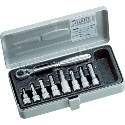ＴＯＮＥ　ヘキサゴンソケットレンチセット【H2072】 販売単位：1S(入り数：-)JAN[4953488093155](ＴＯＮＥ ヘキサゴンソケットレンチセット) ＴＯＮＥ（株）【05P03Dec16】