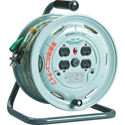 ハタヤ　業務用戦力リール　単相１００Ｖアース付　３０ｍ【GM30K】 販売単位：1台(入り数：-)JAN[4930510204345](ハタヤ コードリール100V) （株）ハタヤリミテッド【05P03Dec16】