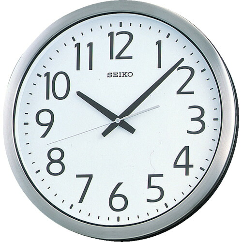 ＳＥＩＫＯ　防湿・防塵型オフィスクロック　直径３８１×４０　金属枠【KH406S】 販売単位：1個(入り数：-)JAN[4517228002748](ＳＥＩＫＯ 掛時計) セイコークロック（株）【05P03Dec16】