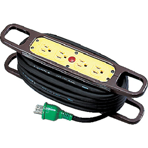 日動 お手手木管 １００Ｖ ３芯×１０ｍ 黒 地びた付【HRE104B】 売りわたすユニット：1台(入り口・入口数：-)JAN[4937305011775](日動 押しひろげる吊りひも) 日動産業（株）【05P03Dec16】