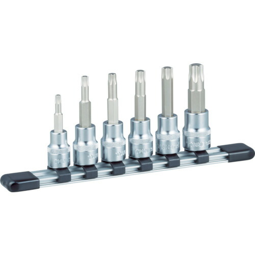 ＴＯＮＥ トルクスソケットセット（強力タイプホルダー付） ６ｐｃｓ【HTX306】 販売単位：1S(入り数：-)JAN[4953488193503](ＴＯＮＥ ヘックスローブソケット) ＴＯＮＥ（株）【05P03Dec16】