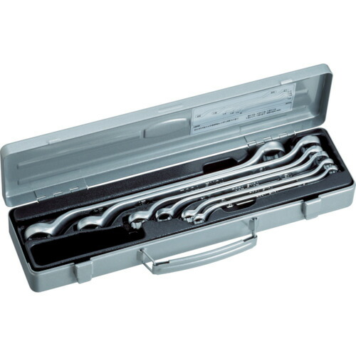 ＴＯＮＥ ロングメカニックめがねレンチセット（４５°Ｘ１０°） ６ｐｃｓ【M446】 販売単位：1S(入り数：-)JAN[4953488106640](ＴＯＮＥ めがねレンチ) ＴＯＮＥ（株）【05P03Dec16】