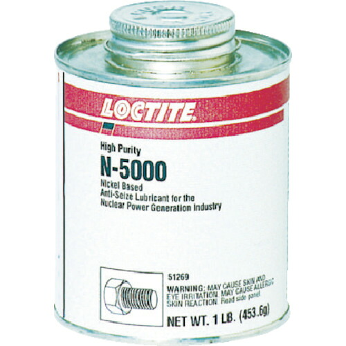 ロックタイト　アンチシーズＮー５０００　４５３．６ｇ【N50001LB】 販売単位：1缶(入り数：-)JAN[79340512696](ロックタイト 焼付防止潤滑剤) ヘンケルジャパン（株）　ＡＧ事業部【05P03Dec16】 14,850円
