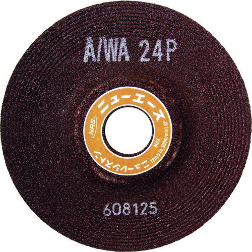 ＮＲＳ　ニューエース　１２５×６×２２　Ａ／ＷＡ２４Ｐ【NA1256A24P】 販売単位：25枚(入り数：-)JAN[4532373002467](ＮＲＳ 研削砥石) ニューレジストン（株）【05P03Dec16】