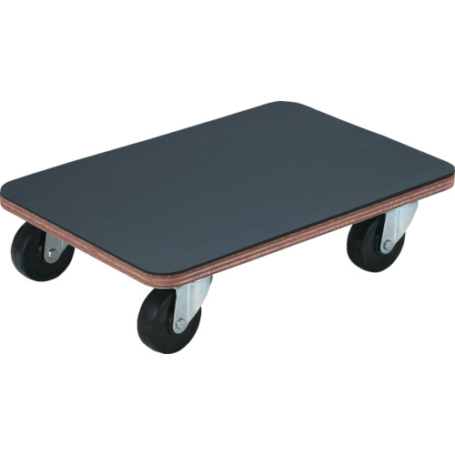 ＴＲＵＳＣＯ　合板平台車プティカルゴ　４５０Ｘ３００　ゴム張り　ゴム車【PCG3045G】 販売単位：1台(入り数：-)JAN[4989999679526](ＴＲＵＳＣＯ 合板製運搬車) トラスコ中山（株）【05P03Dec16】