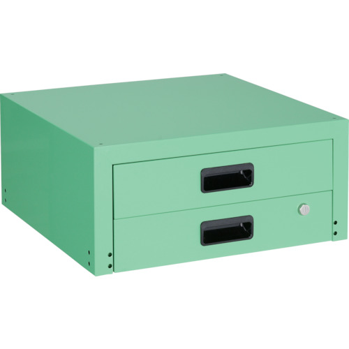 ＴＲＵＳＣＯ　ラビットワゴン用引出２段　５００Ｘ５００　ＹＧ色【RBW55XYG】 販売単位：1台(入り数：-)JAN[4989999110852](ＴＲＵＳＣＯ ボルト式ワゴン) トラスコ中山（株）【05P03Dec16】