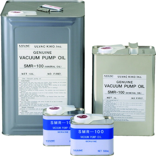 ＵＬＶＡＣ　真空ポンプ油（ＳＭＲ－１００　１Ｌ）【SMR1001L】 販売単位：1S(入り数：-)JAN[4571133309057](ＵＬＶＡＣ 真空ポンプ) アルバック機工（株）【05P03Dec16】