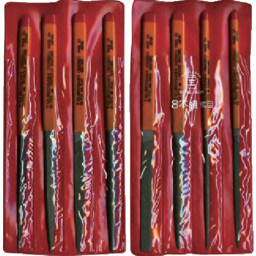ツボサン 組ヤスリセット８本組 荒目【ST00801】 売りわたすユニット：1S(入り口・入口数：8本)JAN[4518007390018](ツボサン ヤスリ) ツボサン（株）【05P03Dec16】 研磨工具-花・ガーデン・DIY