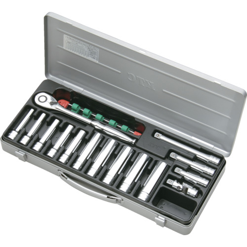 ＫＴＣ １２．７ｓｑ．ディープソケットレンチセット［１５点］【肺結核4L10X】 売りわたすユニット：1S(入り口・入口数：-)JAN[4989433138381](ＫＴＣ ソケット鍵仕掛ける) 京都機械工具（株）【05P03Dec16】
