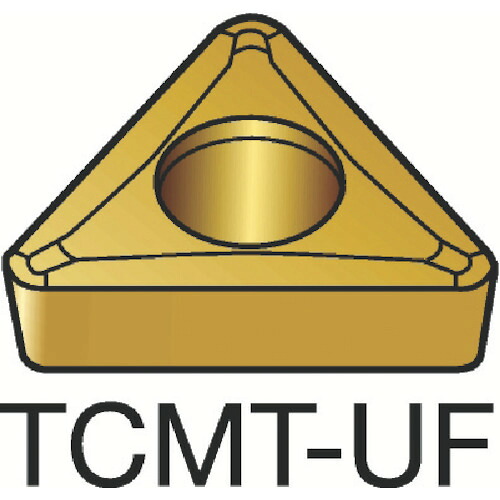 サンドビック　コロターン１０７　旋削用ポジ・チップ　１１２５【TCMT110204UF(1125)】 販売単位：10個(入り数：-)JAN[-](サンドビック チップ) サンドビック（株）【05P03Dec16】