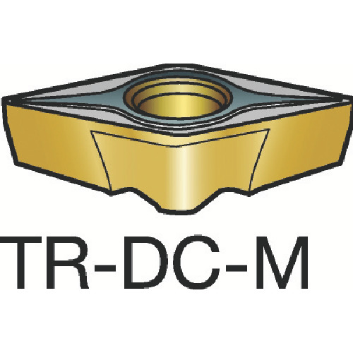 サンドビック　コロターンＴＲ　旋削用ポジ・チップ　１１２５【TRDC1308M(1125)】 販売単位：10個(入り数：-)JAN[-](サンドビック チップ) サンドビック（株）【05P03Dec16】
