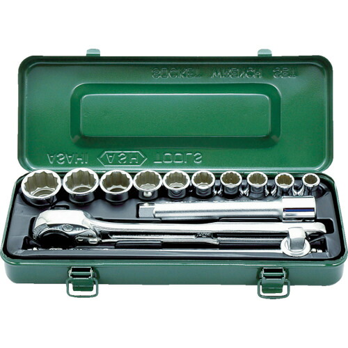 ＡＳＨ　ソケットレンチセット１２．７□×１３ＰＣＳ【VO4100】 販売単位：1S(入り数：-)JAN[4992676022225](ＡＳＨ ソケットレンチセット) 旭金属工業（株）【05P03Dec16】