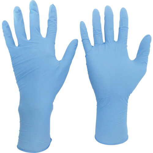 ミドリ安全　ニトリル使い捨て手袋　ロング　粉なし　１００枚入　青　ＳＳ【VERTE756HSS】 販売単位：1箱(入り数：100枚)JAN[4548890004662](ミドリ安全 使い捨て手袋) ミドリ安全（株）【05P03Dec16】