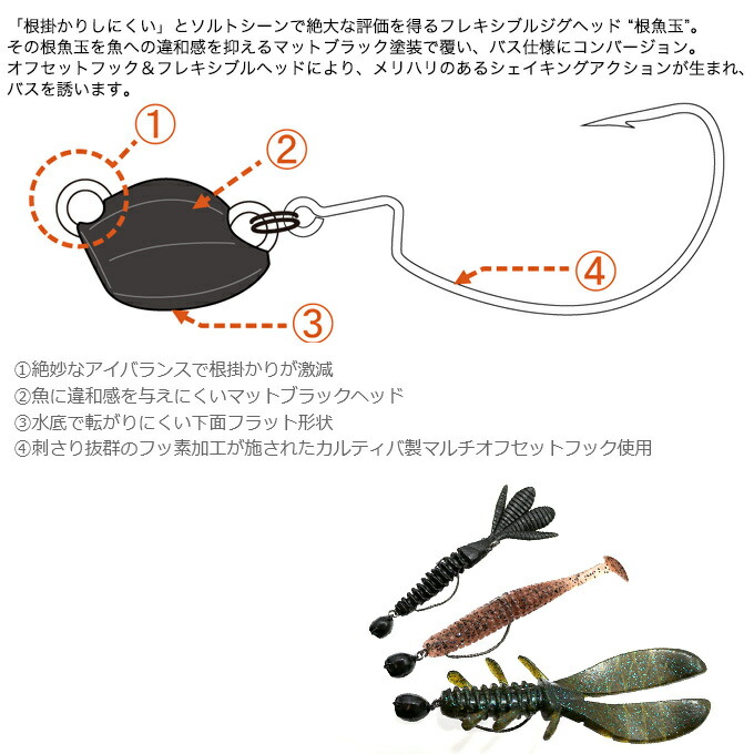 楽天市場 5 メール便配送可 一誠 Issei 海太郎 根魚玉ブラック 重さ 10g フックサイズ 2 0 ジグヘッド ブラックバス ロックフィッシュ カサゴ ハタ つり具のマルニシ楽天市場店