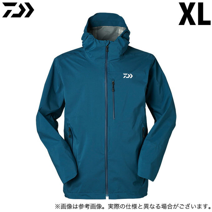 (c) ダイワ DR-2222J (マジョリカブルー/XL) レインマックス(R) ストレッチ レインジャケット (フィッシングウェア/2022年春夏モデル)