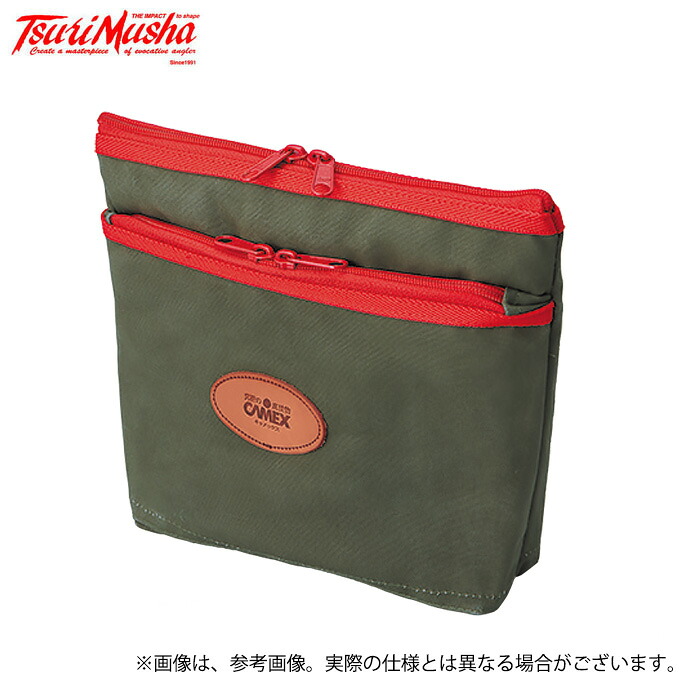 (c)【取り寄せ商品】 釣武者 CAMEX ロッキーポーチII (レッド) (小物入れ・ポーチ／2022年モデル) /ロッキーポーチ2 【Σ01】