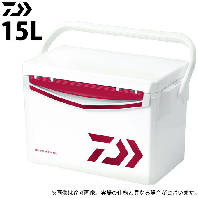 (c)【取り寄せ商品】ダイワ クールラインα3 GU1500 (カラー:レッド) 容量15L /クーラーボックス /s-c_box 【Σ03】|つり具のマルニシ店