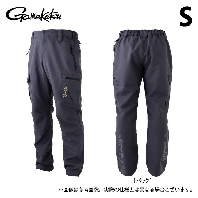 (c)【取り寄せ商品】 がまかつ GM3703 (S／グレー) フィッシングパンツ (フィッシングウェア／2023年春夏モデル) 【Σ01】