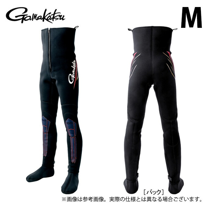 (c)【取り寄せ商いもの】 がまかつ GM5824 (M／黒いこと) 素っ気ないアンダー(3粍厚) (鮎タイツ・鮎属具) /Gamakatsu /2024年鮎商品目録生産品 【Σ01】 ウェア・アクセサリー-その他