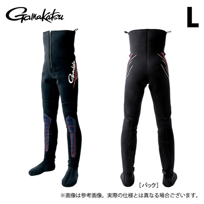 (c)【取り寄せ商いもの】 がまかつ GM5824 (L／黒いこと) 素っ気ないアンダー(3粍厚) (鮎タイツ・鮎属具) /Gamakatsu /2024年鮎商品目録生産品 【Σ01】 スポーツ・アウトドア-その他