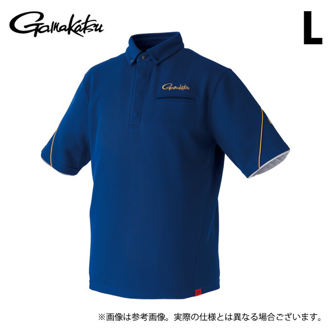 (c)【取り寄せ商いもの】 がまかつ GM3732 (L／米国海軍) フィッシングシャツショートスリーブ (フィッシングウェア・鮎装置) /Gamakatsu /2024年鮎商品目録生産物 【Σ01】