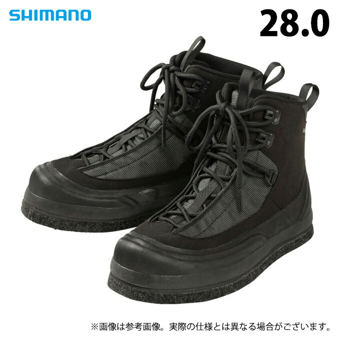(5)【眼球商いもの】 シマノ FS-003V (28.0／濃灰色) ウェーディングシューズ とり捨てるフェルト (靴・シューズ) 【Σ02】