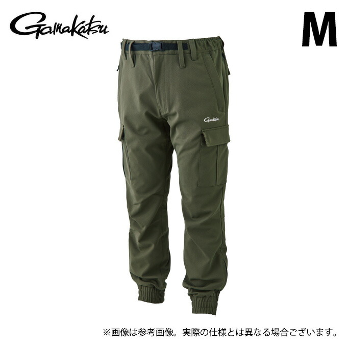 (c)【取り寄せ商品】 がまかつ GM3770 (M／オリーブドラブ) フィッシングパンツ(カーゴタイプ) (フィッシングウェア／2024年秋冬モデル) /がま磯 /24AW 【Σ01】